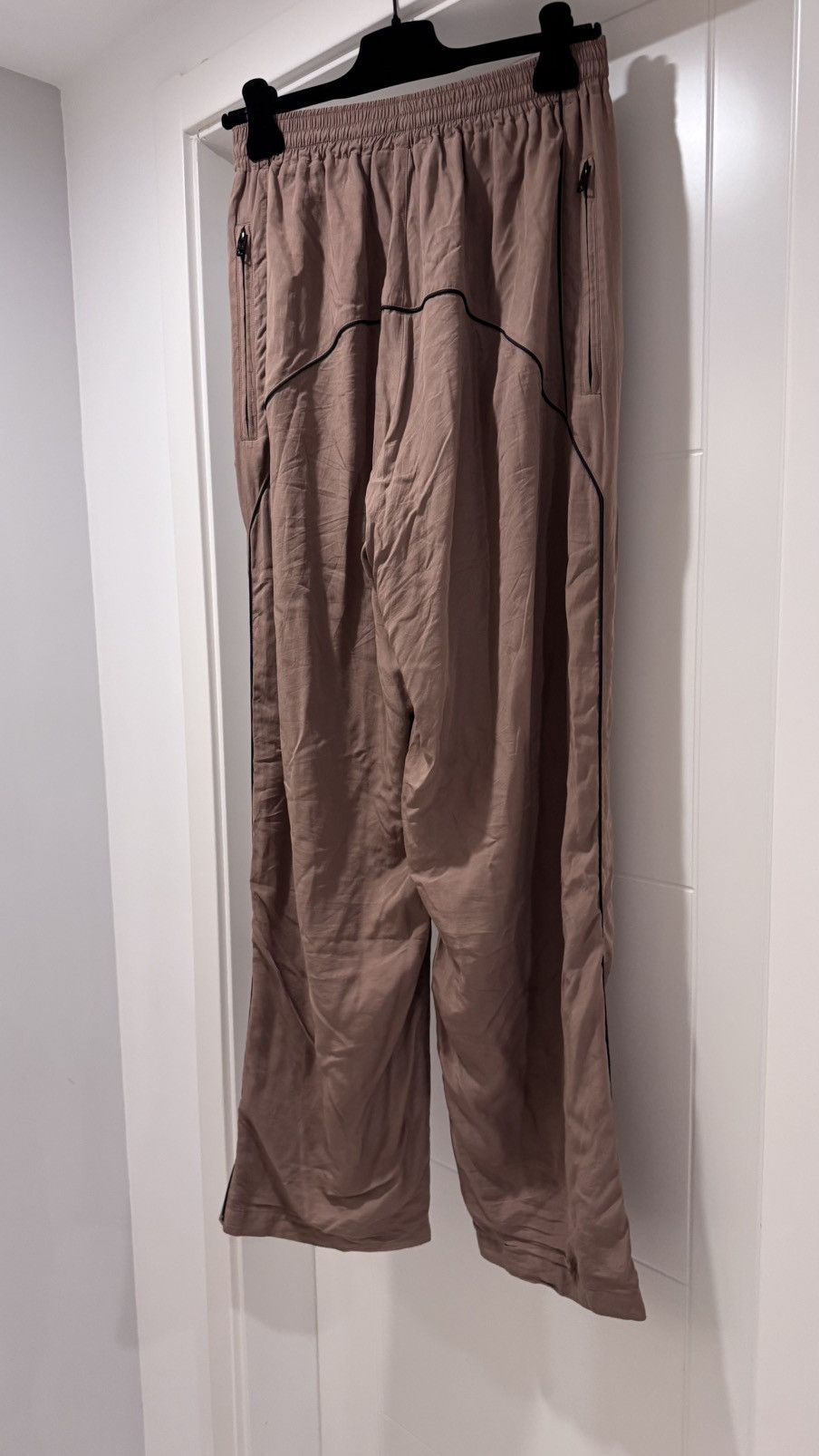 Balenciaga Balenciaga Unisex Brown Oversized Tracksuit Pants Size 26" / US 2 / IT 38 - 8 Thumbnail