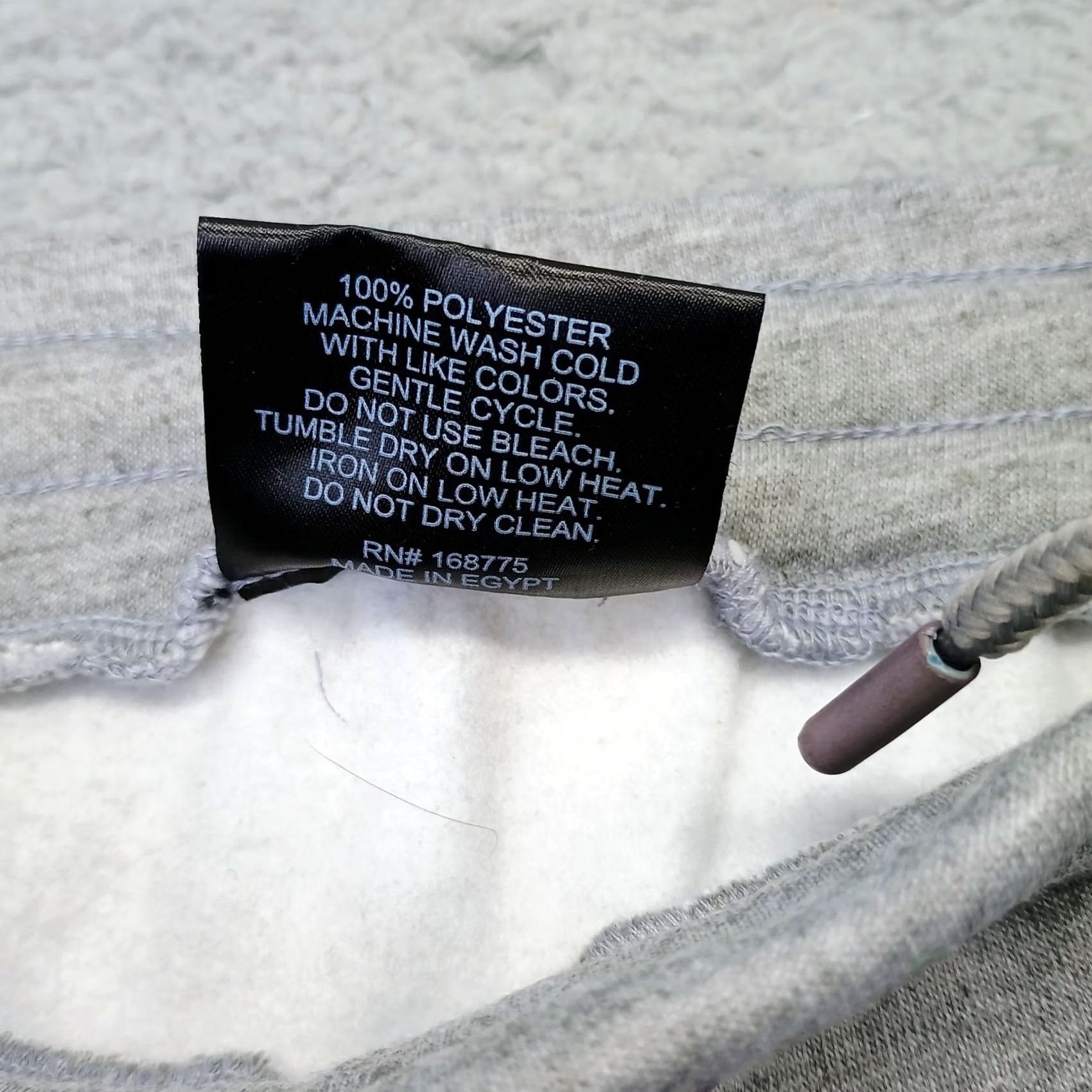 Vintage Bottomline Sweatpants Women M Gray Fleece Lined Soft Cozy Warm Elastic Waistband, Regular, Pockets, Inseam 29.25" | 100% Polyester Size 32" / US 10 / IT 46 - 7 Thumbnail