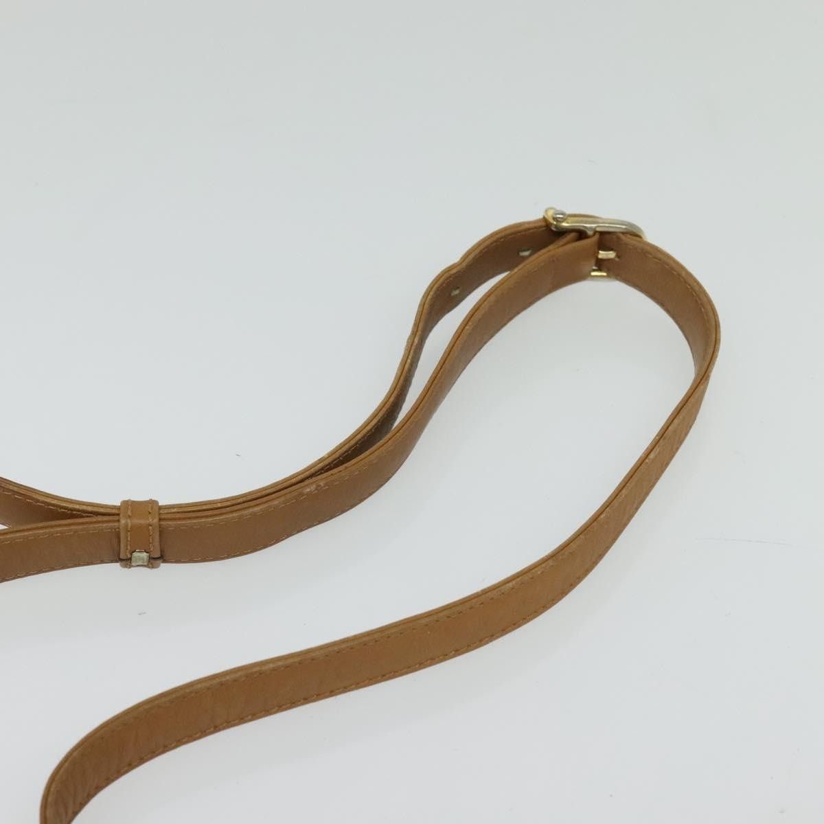 Celine CELINE Macadam Canvas Shoulder Bag Pvc Beige Gold Size ONE SIZE - 8 Thumbnail