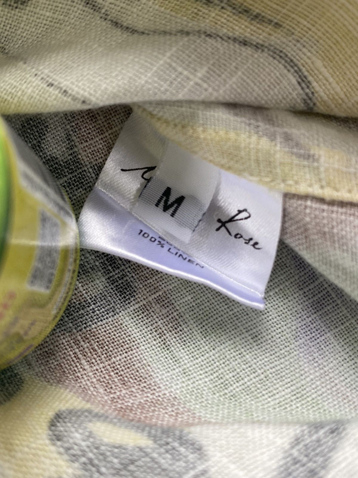 Martine Rose Martine Rose Jamaika Printed Linen Shirt Size US M / EU 48-50 / 2 - 9 Thumbnail