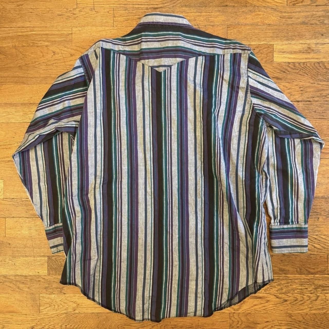Wrangler Vintage 90s Wrangler Pearl Snap Western Shirt Size US XL / EU 56 / 4 - 4 Thumbnail