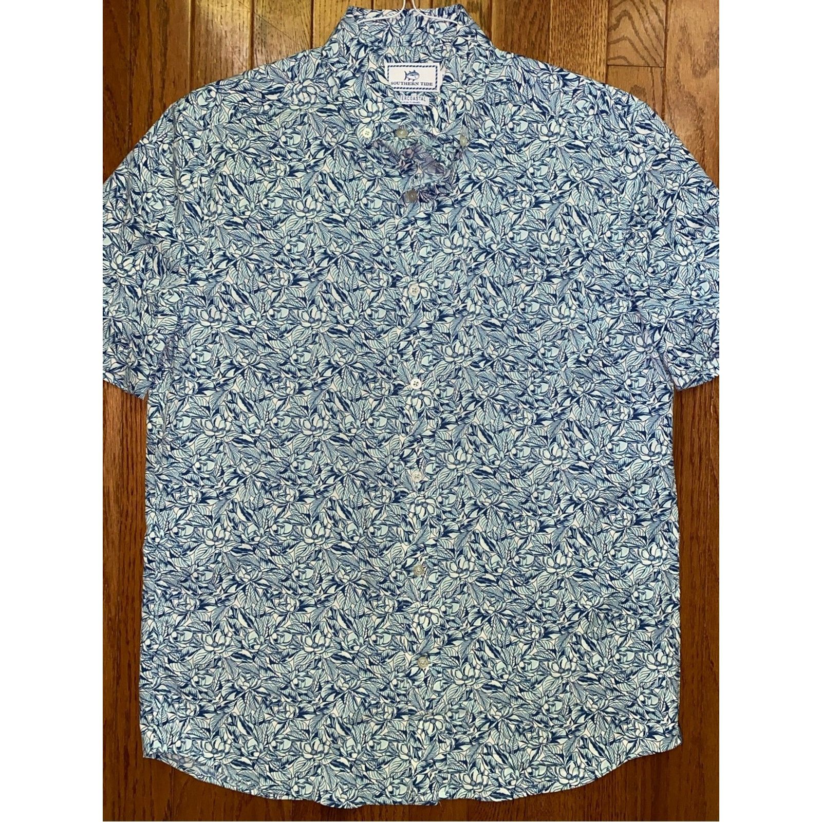 Southern Tide Southern Tide $128 Intercoastal Shirt Shadow Wood CC S Size US S / EU 44-46 / 1 - 2 Thumbnail