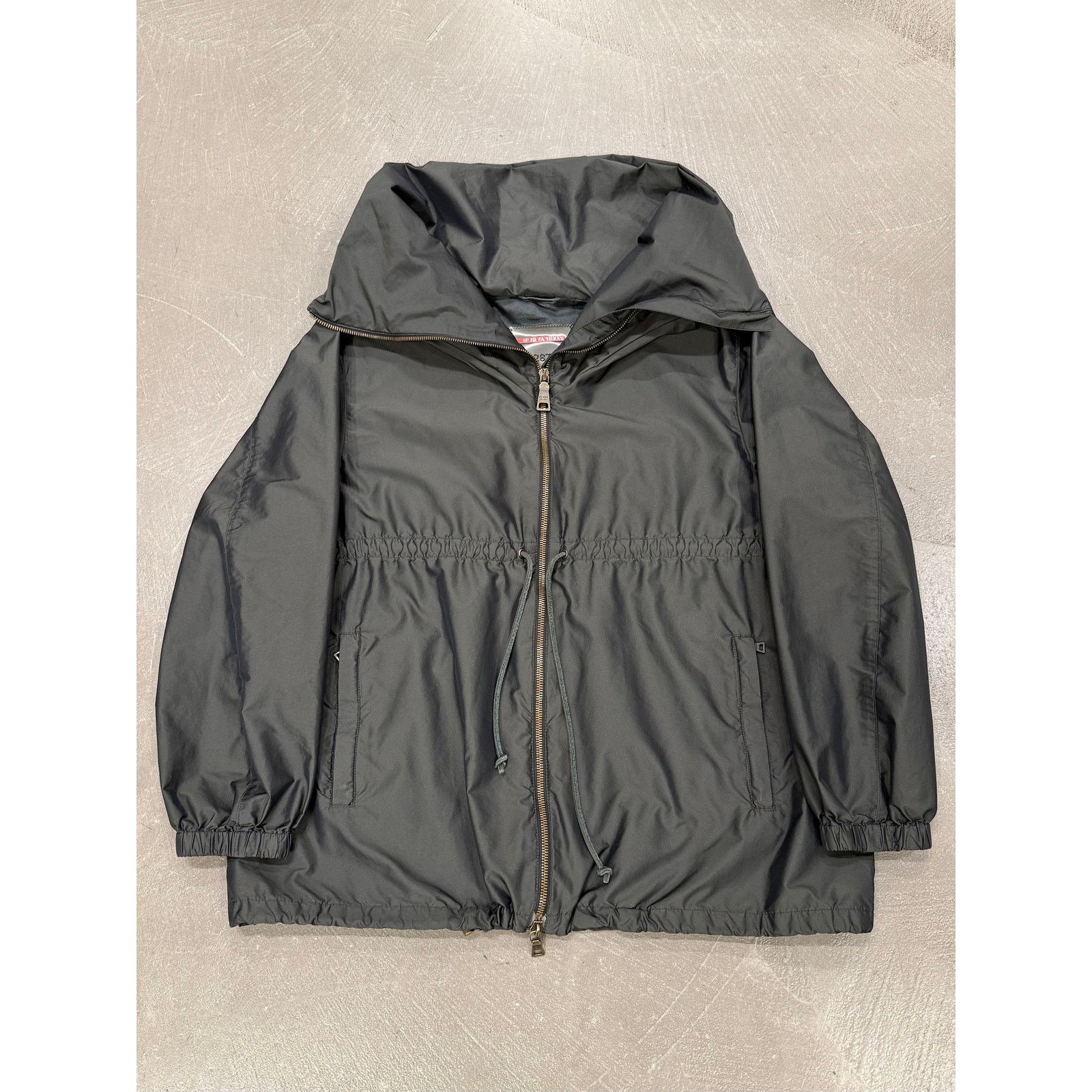 Prada Prada oversized collar light jacket Size L / US 10 / IT 46 - 2 Thumbnail