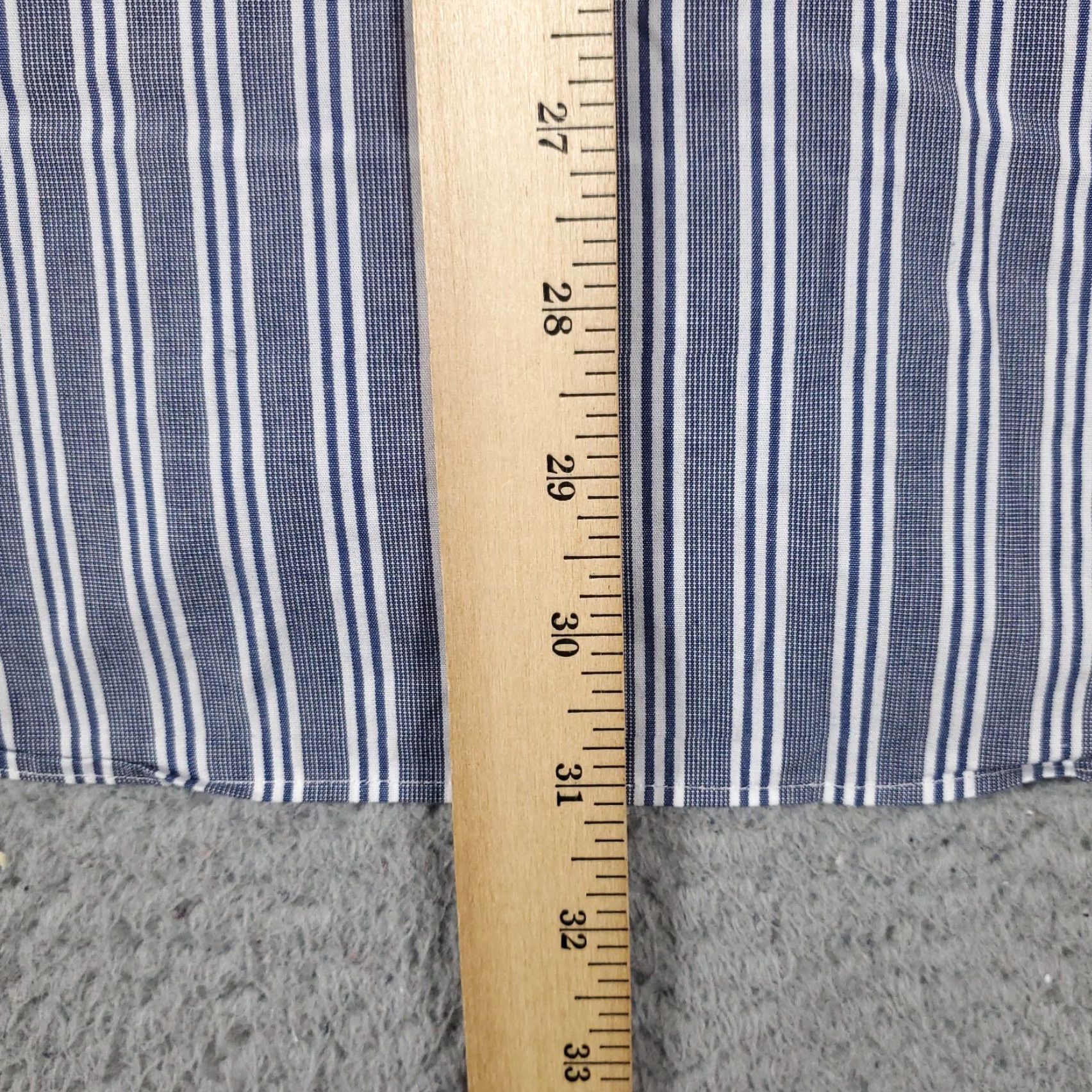 Nautica Nautica Shirt Mens Large Blue Striped Button-Up Long Sleeve Casual Business Formal Workwear Size US L / EU 52-54 / 3 - 5 Thumbnail
