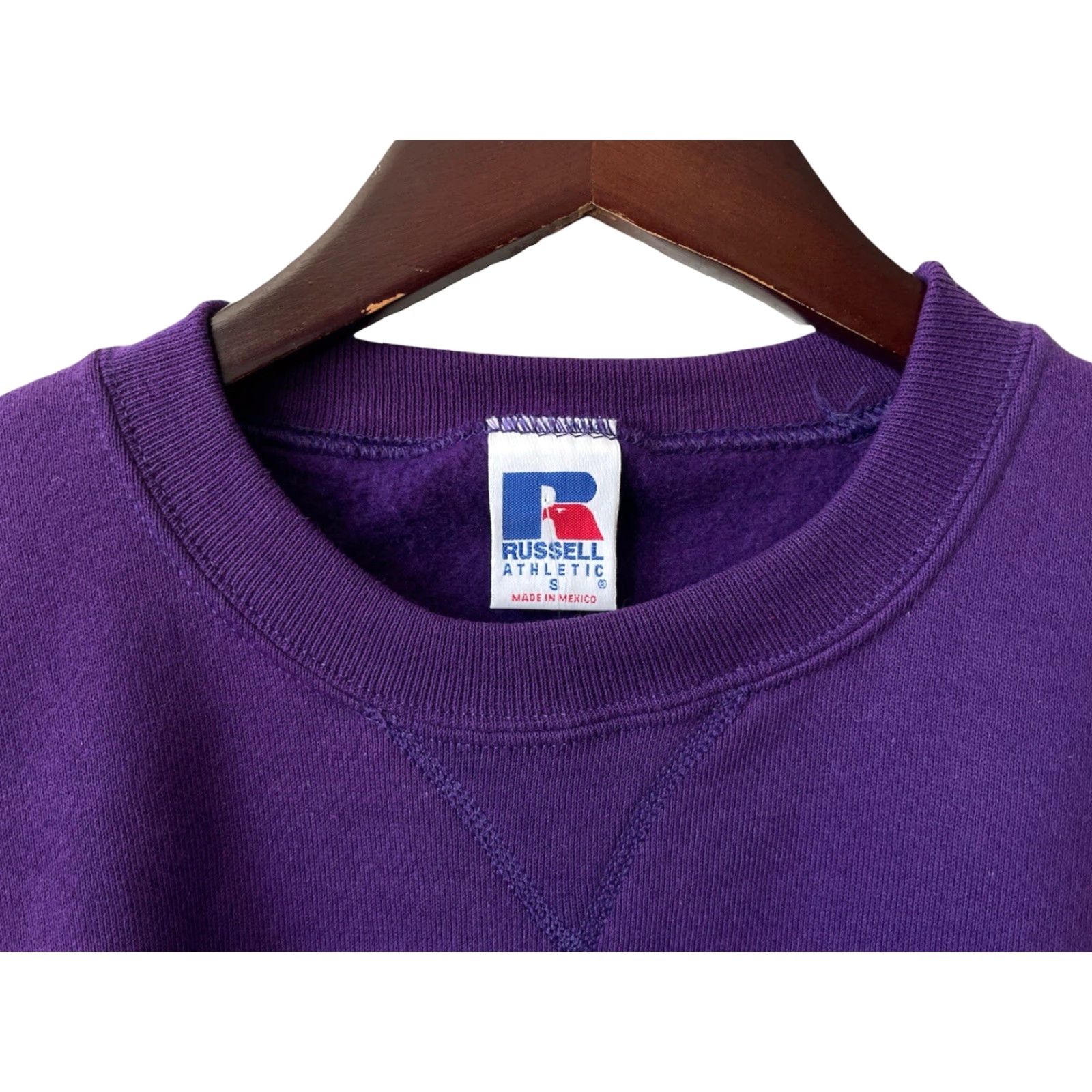 Russell Athletic VINTAGE Russell Athletic Crewneck Sweatshirt Mens S Purple Deadstock NWT Y2K Sweatshirt Crew Size US S / EU 44-46 / 1 - 4 Thumbnail