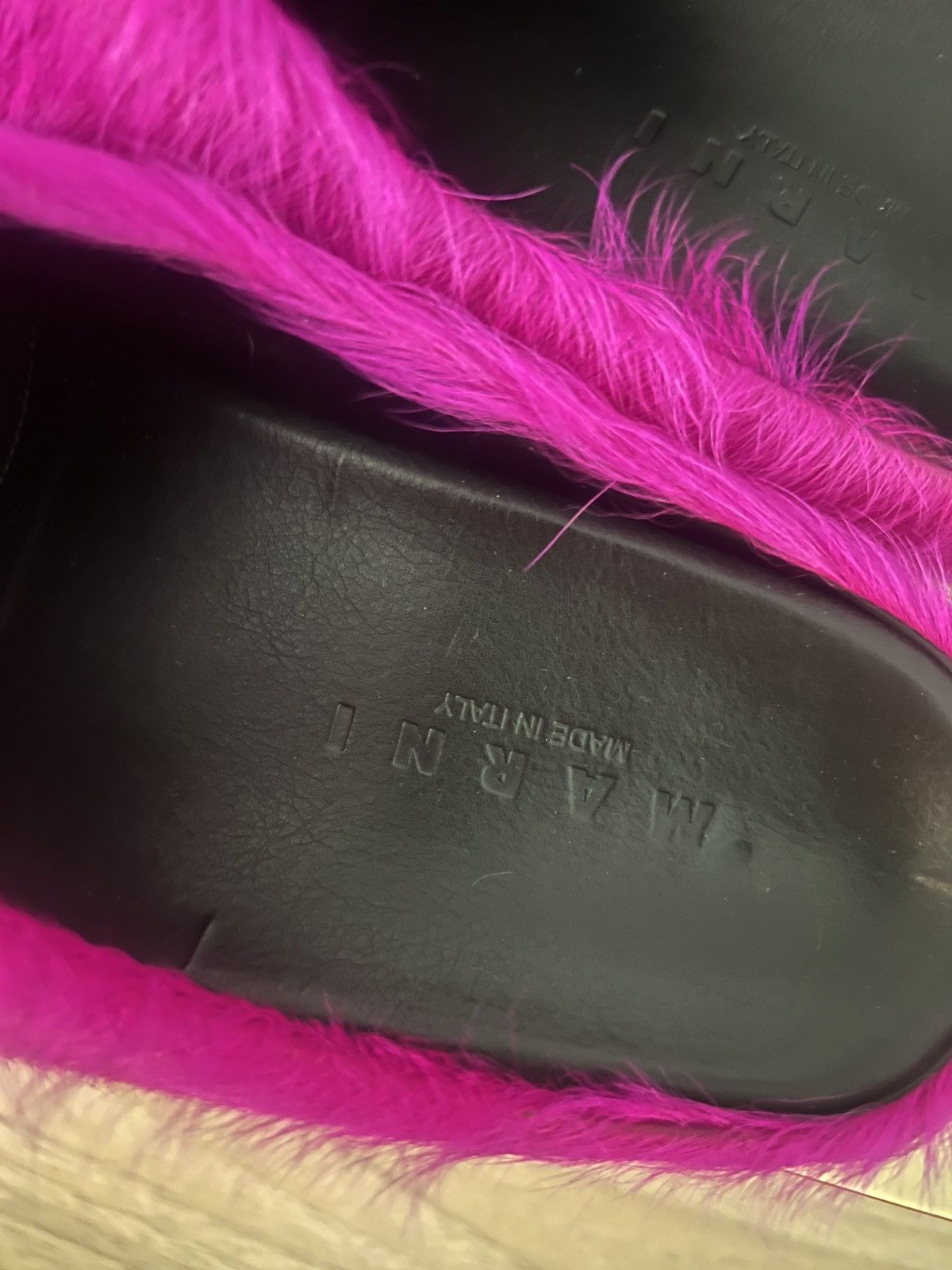 Marni Marni fur slippers (44) Size US 11 / EU 44 - 2 Thumbnail