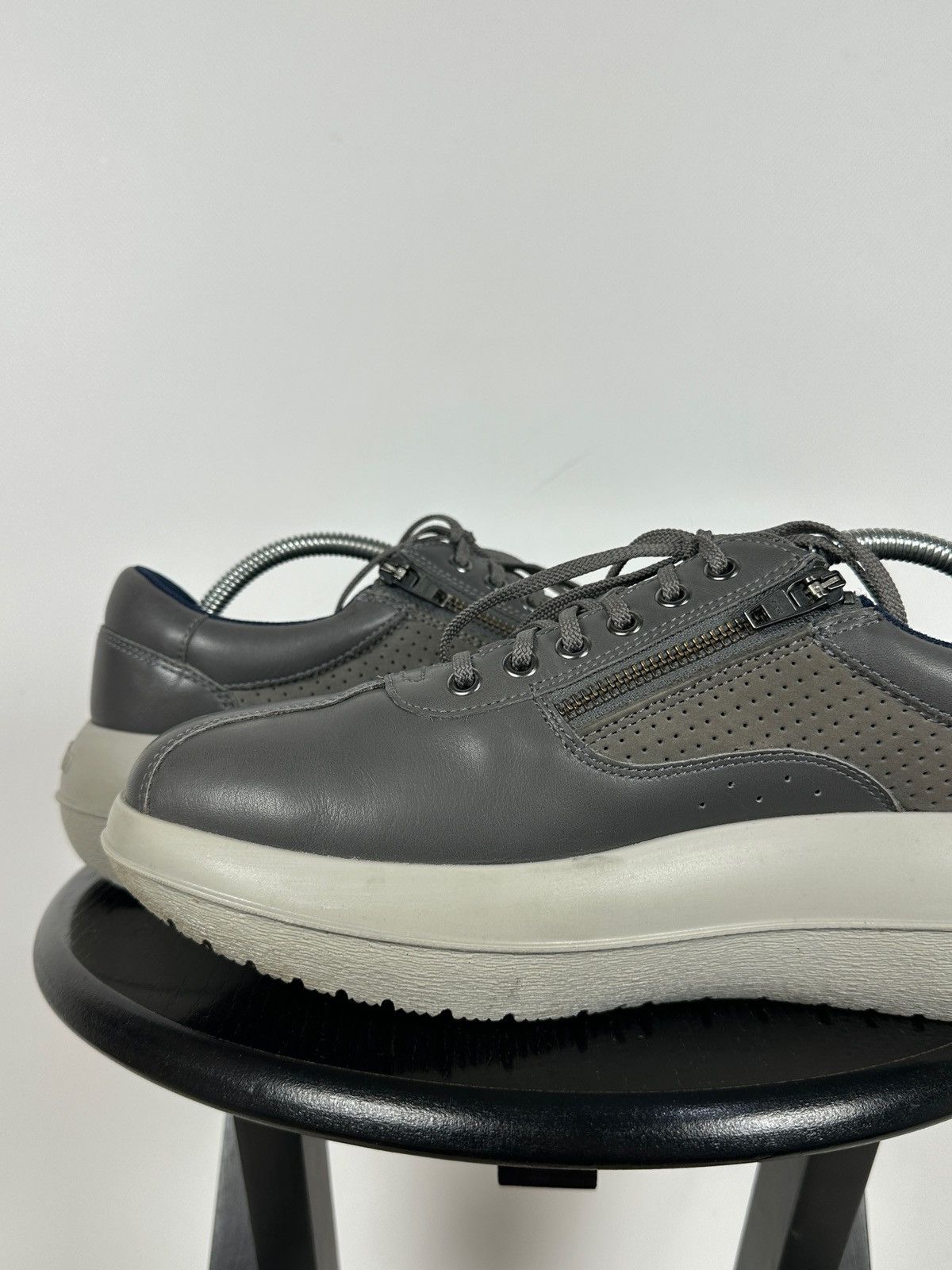 Kybun Kybun Gray Leather Orthopedic Comfort Sneakers Size US 9.5 / EU 42-43 - 20 Thumbnail