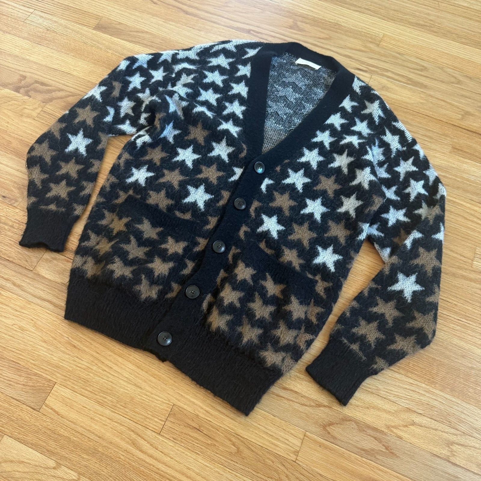 Oro Los Angeles ORO Los Angeles Star Knit Mohair Blend Cardigan Size US M / EU 48-50 / 2 - 6 Thumbnail