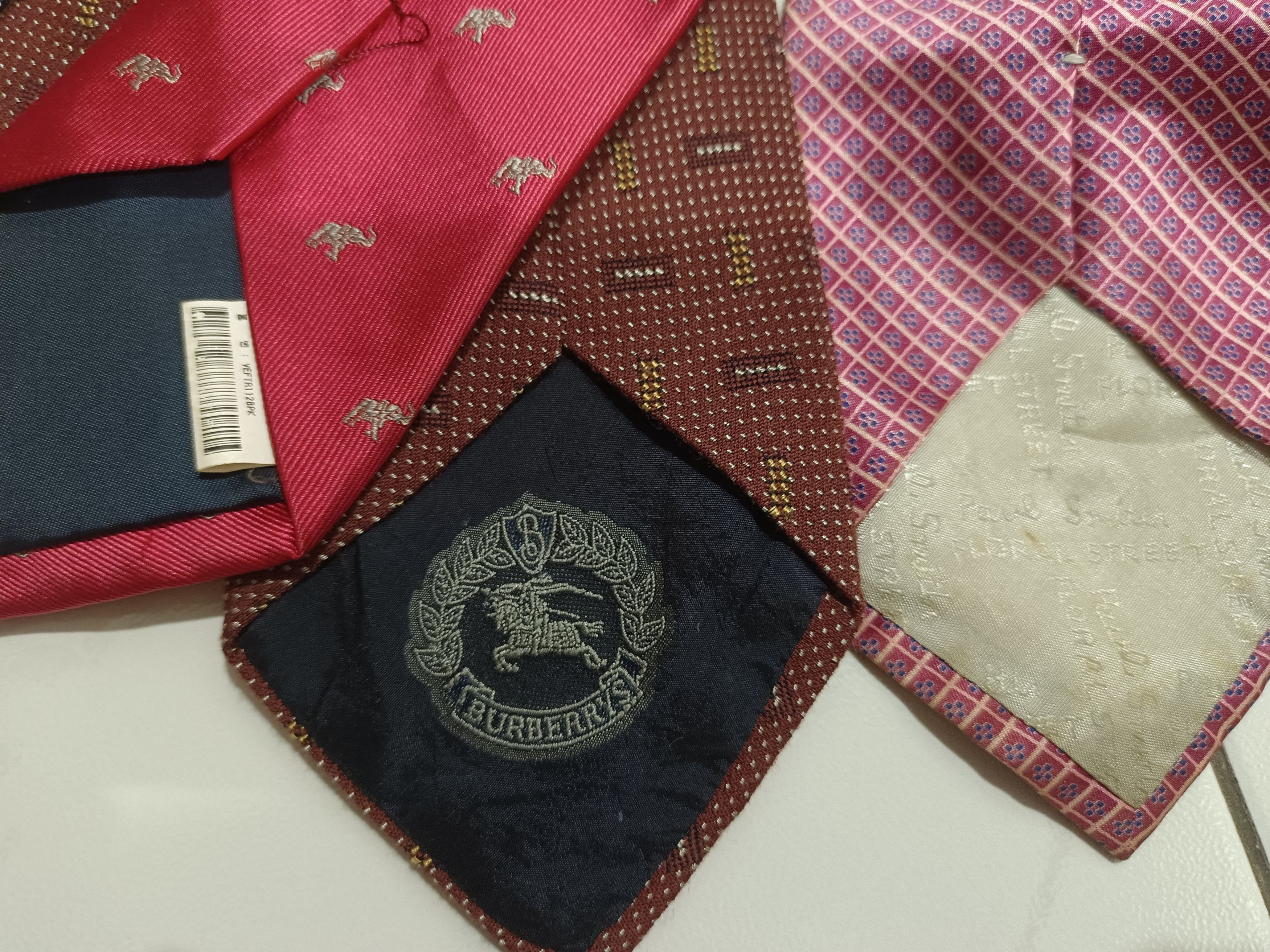 MCM Bundle of 5 Silk Ties: Burberry, Paul Smith, MCM, Renoma Size ONE SIZE - 7 Thumbnail