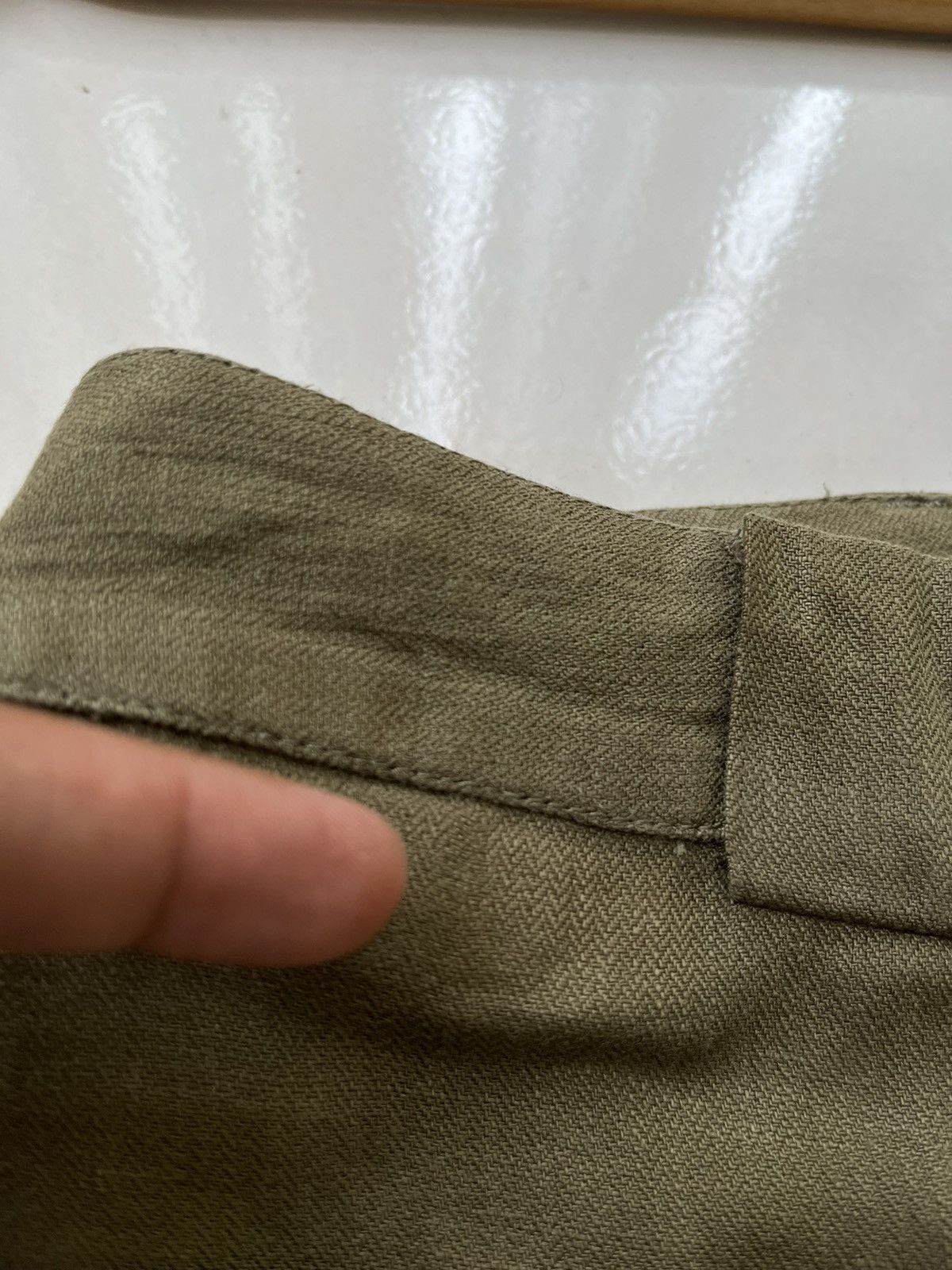 Balenciaga Balenciaga Bush Linen Pants Size 33" - 17 Thumbnail