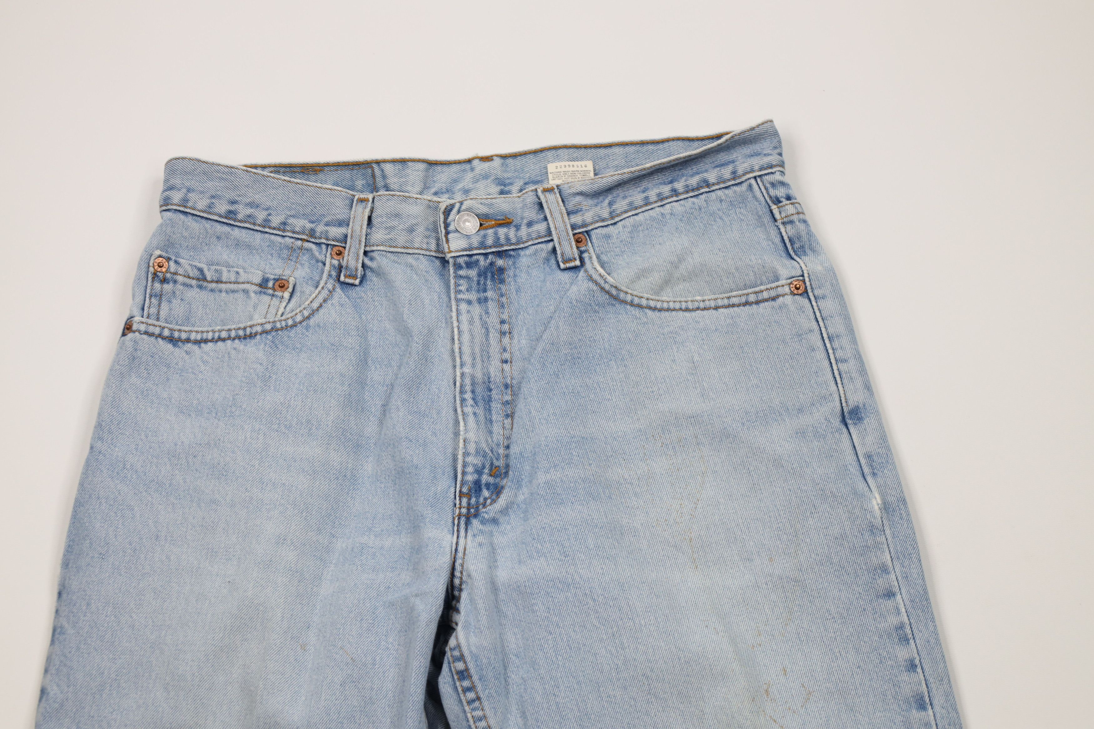 Levi's Vintage Y2K 2000 Levis 550 Relaxed Fit Denim Jeans Blue Size US 34 / EU 50 - 2 Thumbnail