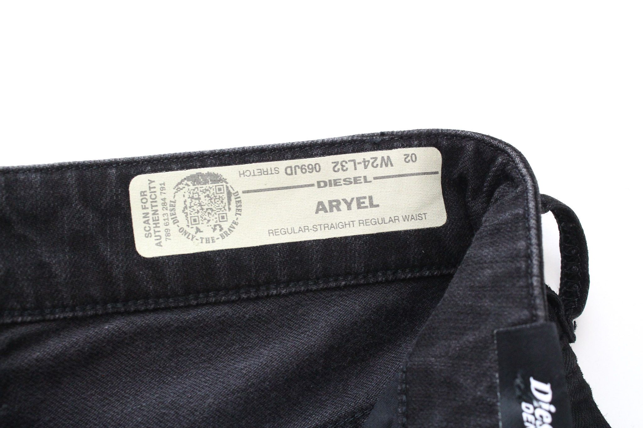 Diesel ARYEL 069JD W24/L32 Girls Black Crop Jeans 69991 Size 24" / US 00 / IT 34 - 6 Thumbnail