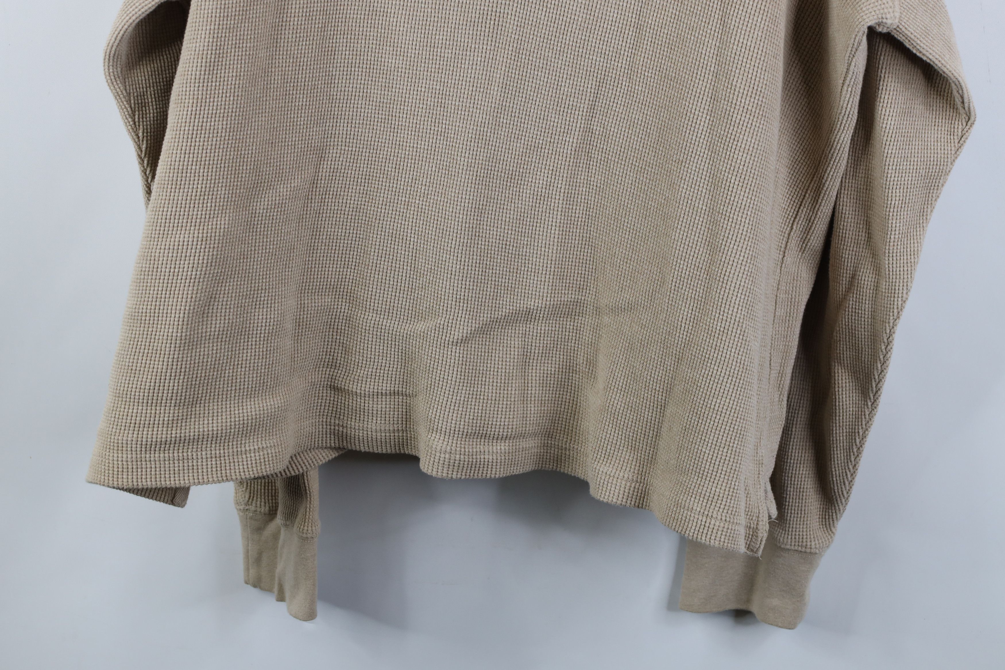 Vintage Vintage Y2K Streetwear Waffle Long Sleeve Henley T-Shirt Size US XL / EU 56 / 4 - 13 Thumbnail