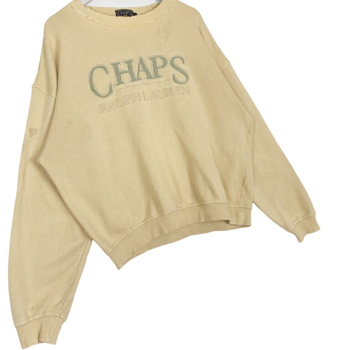Other Vintage Chaps Ralph Lauren Embroidered Beige Pullover Size L Size US L / EU 52-54 / 3 - 2 Thumbnail