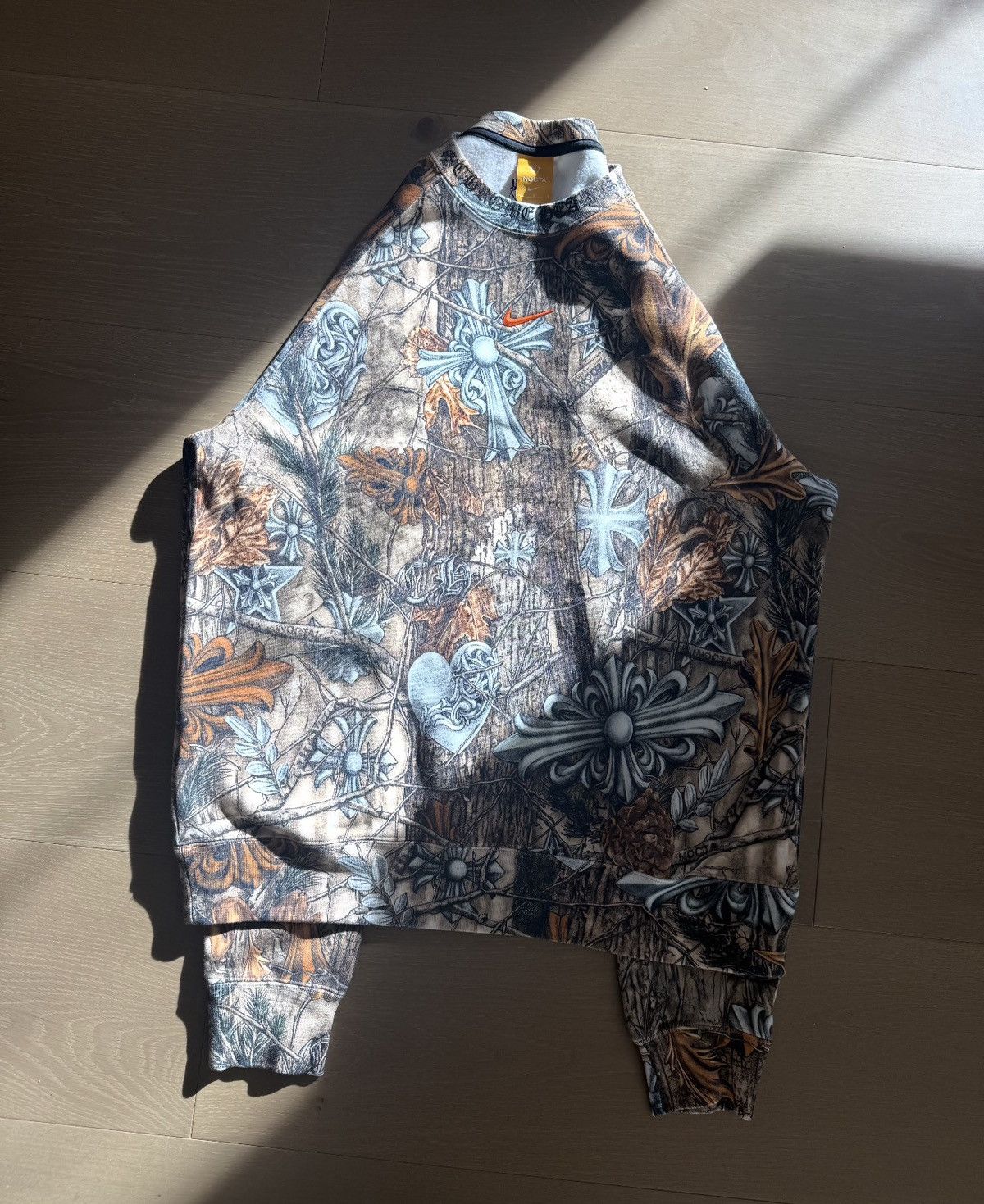 Chrome Hearts × NOCTA × Nike Chrome Heart x Nocta Horseshoe Crewneck Size US L / EU 52-54 / 3 - 2 Thumbnail