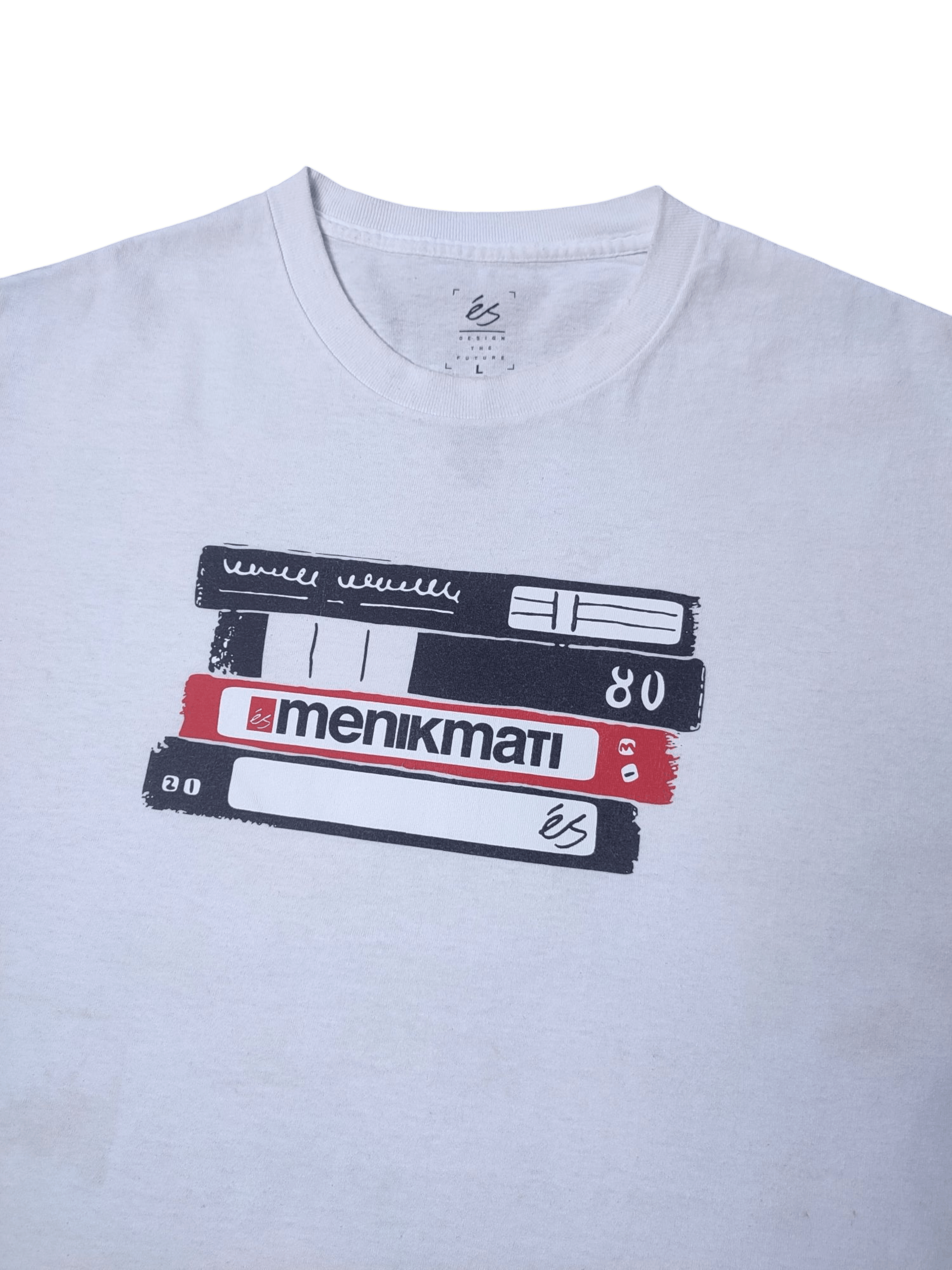 Vintage eS Menikmati Graphic T-Shirt Skate Vintage 2000 Streetwear Size US L / EU 52-54 / 3 - 9 Thumbnail