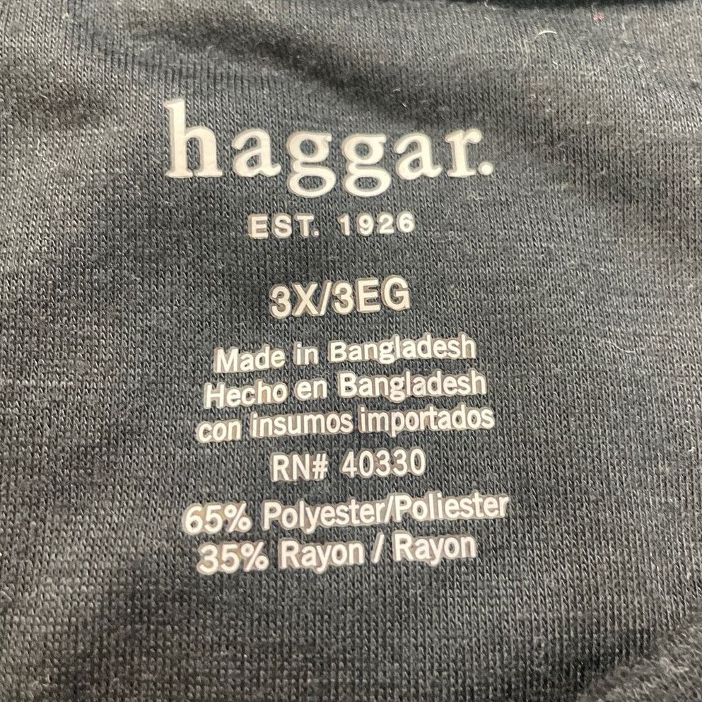 Haggar Haggar Mens 3X Lightweight PolyRayon Short Sleeve Shirt Size US XXL / EU 58 / 5 - 5 Thumbnail