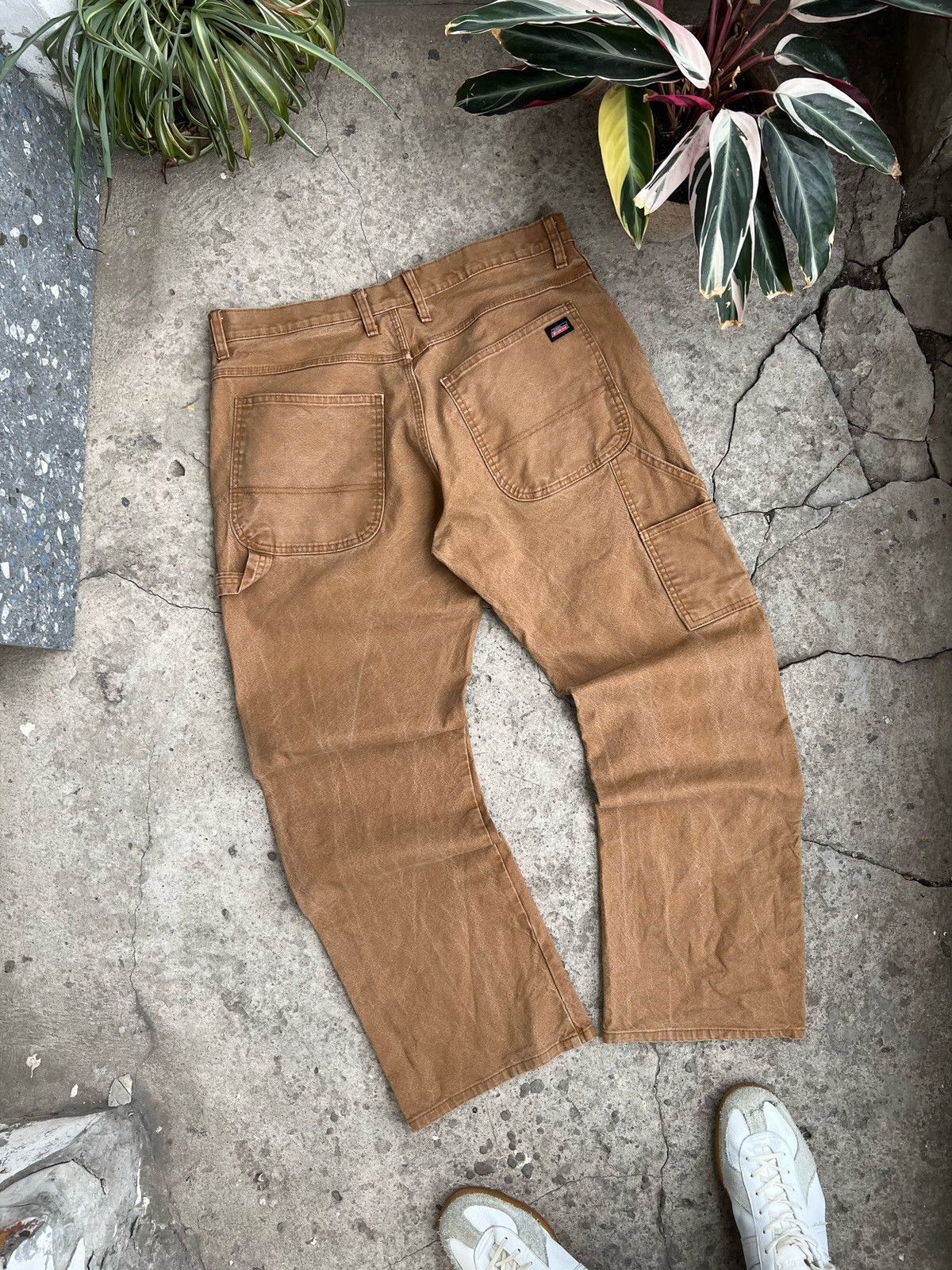 Dickies Vintage Y2K Dickies Faded Work Wear Pants 34x30 Size US 35 - 1 Thumbnail