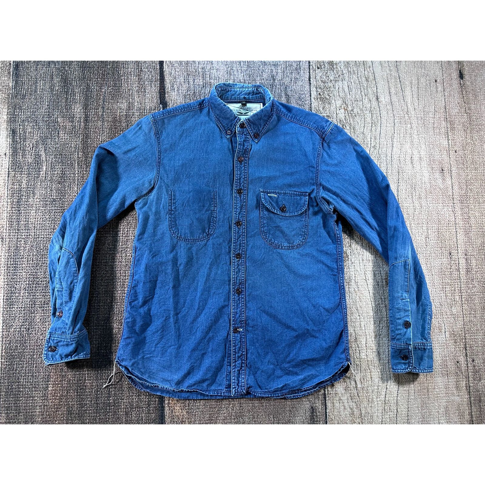 Rogue Territory Rogue Territory RGT Work Shirt Selvedge Canvas Blue Men's Size US M / EU 48-50 / 2 - 1 Thumbnail