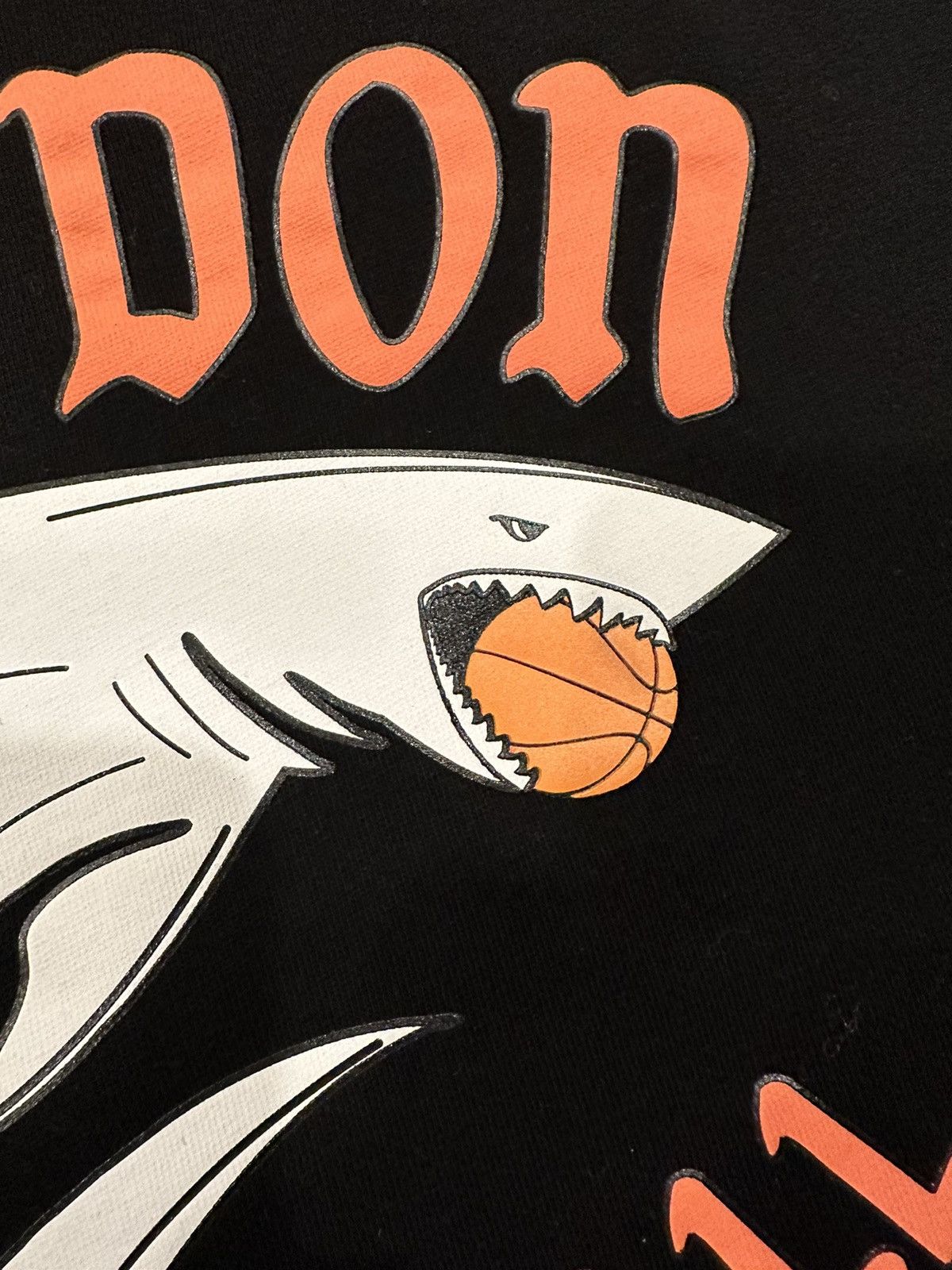 Just Don Just Don Islanders Sharks Basketball Black Tee Size US XL / EU 56 / 4 - 5 Thumbnail