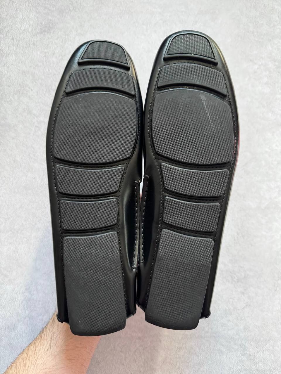 Bally Bally Walton Leather Drivers Black Loafers Men's Shoes Size US 12 / EU 45 - 8 Thumbnail