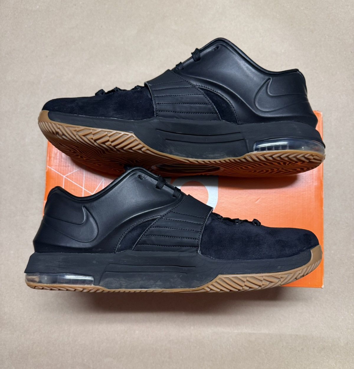Nike Nike Zoom KD 7 EXT Suede QS Black Kevin Durant Mens size 14 Size US 14 / EU 47 - 2 Thumbnail