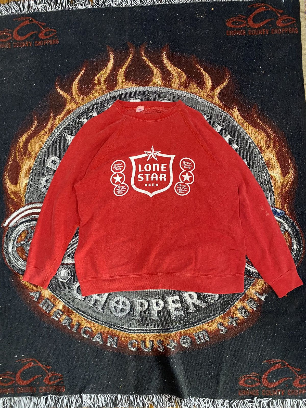 Vintage 70s/80s Lone Star Beer Sweatshirt Size US L / EU 52-54 / 3 - 1 Thumbnail