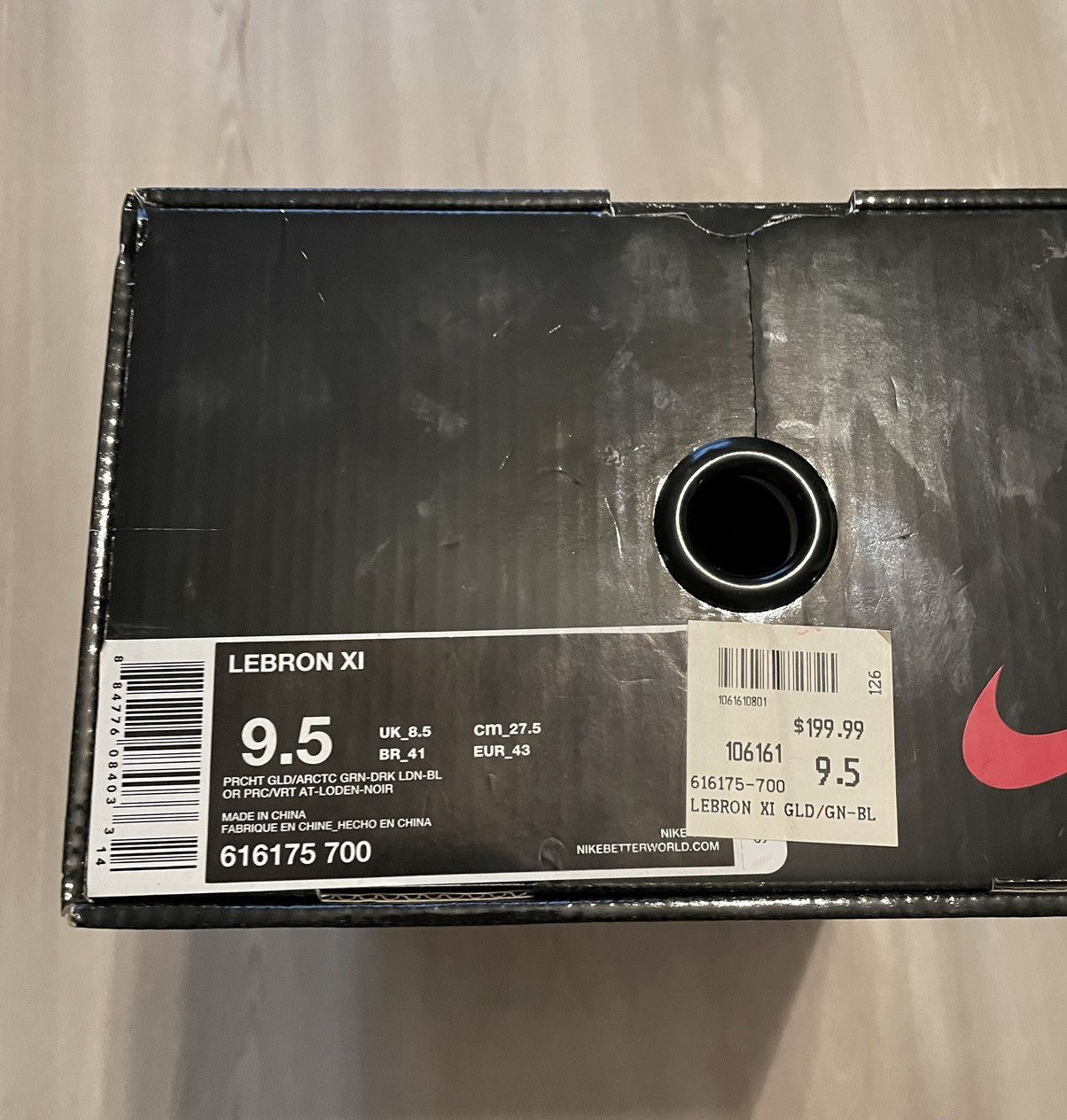 Designer × Nike Nike LeBron 11 Kings Pride Original Box And Receipt Sz 9.5 Size US 9.5 / EU 42-43 - 9 Thumbnail