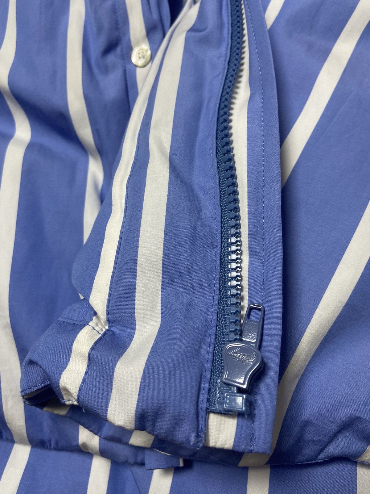 Vetements BNWT) S Vetements Puffer striped shirt jacket Size US S / EU 44-46 / 1 - 9 Thumbnail
