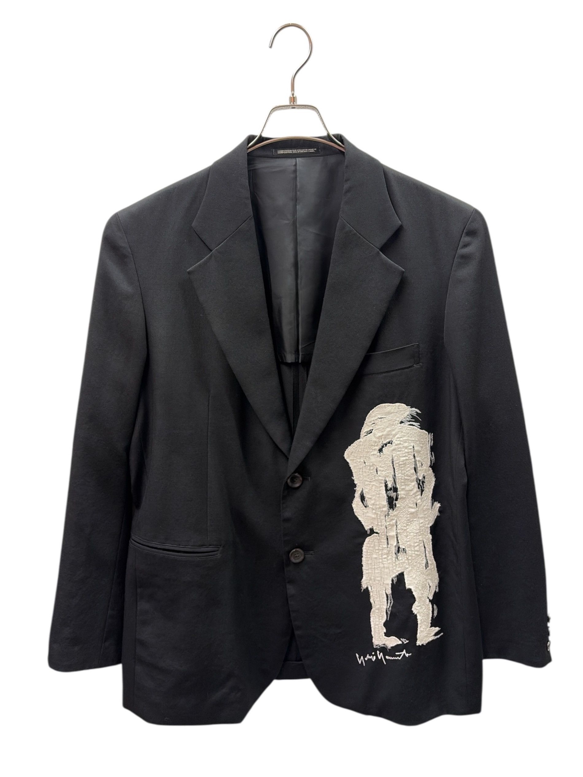 Yohji Yamamoto Yohji Yamamoto pour homme embroidered jacket Size US L / EU 52-54 / 3 - 1 Thumbnail