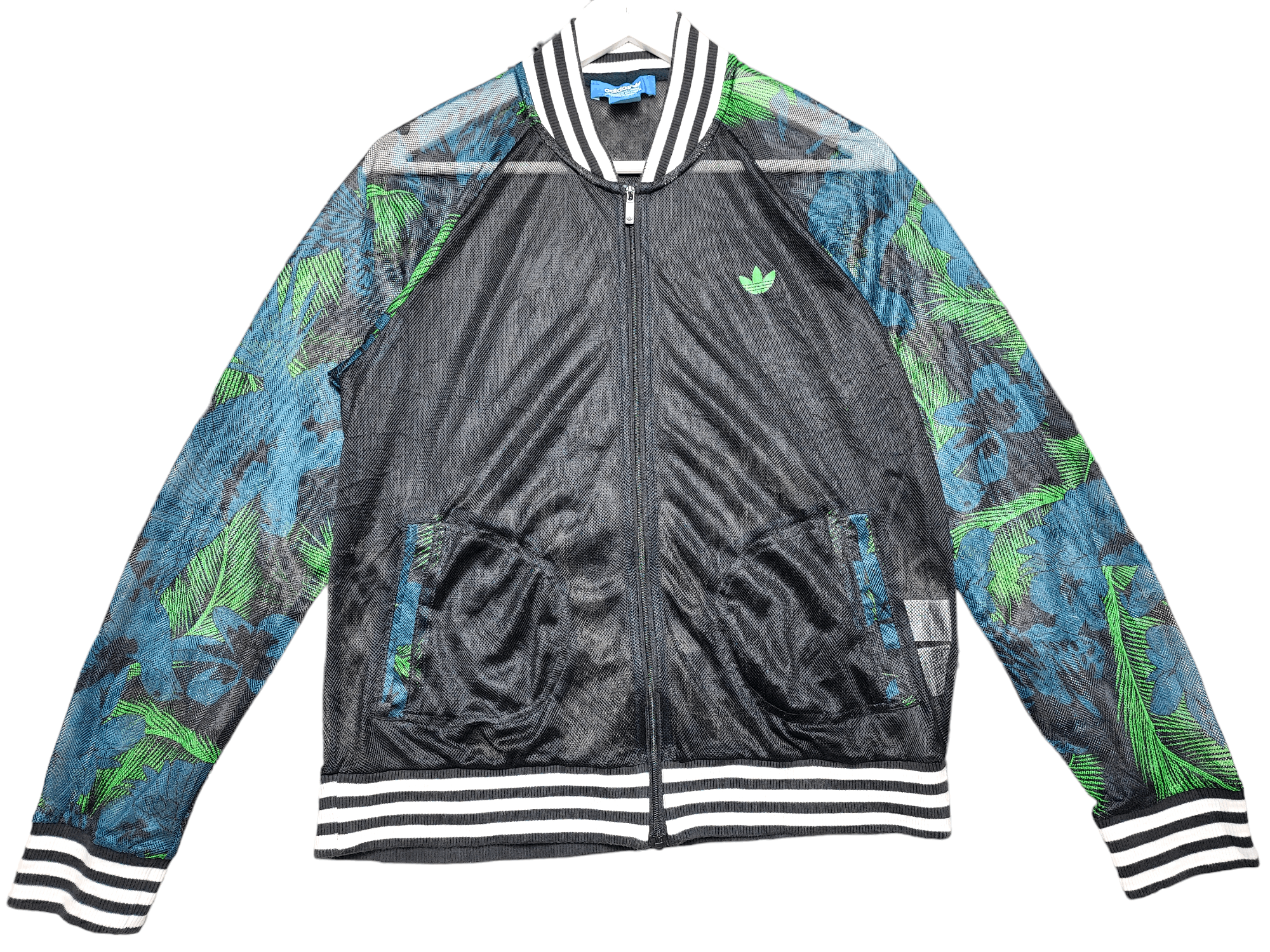Adidas × Japanese Brand Adidas Floral Transparent Varsity Size US S / EU 44-46 / 1 - 1 Thumbnail