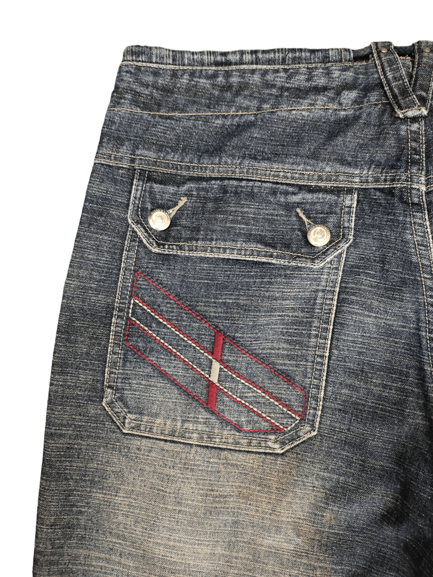Phat Farm Baggy Jeans Phat Farm Wide Leg Jeans Y2k Jnco Streetwear Size US 32 / EU 48 - 6 Thumbnail