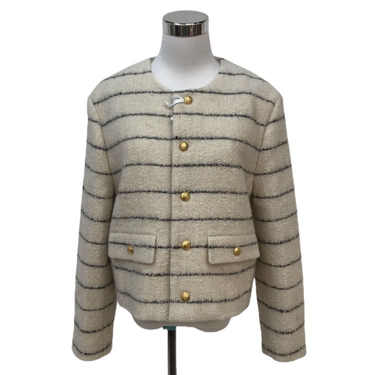 Celine Celine Striped Tweed Jacket Size 42 Size M / US 6-8 / IT 42-44 - 1 Thumbnail