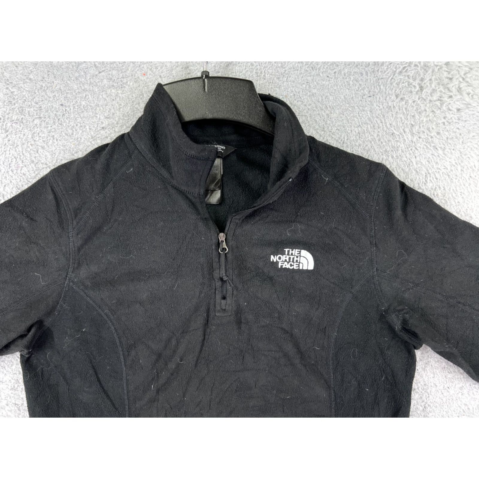 The North Face The North Face Sweater Women's Black 100% Polyester Fleece Mock Neck 1/4 Zip S Small Pullover Size S / US 4 / IT 40 - 6 Thumbnail