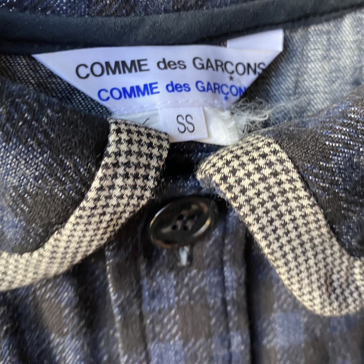 Comme des Garcons Comme Des Garcons Blue Plaid Cotton Dress Size S / US 4 / IT 40 - 6 Thumbnail