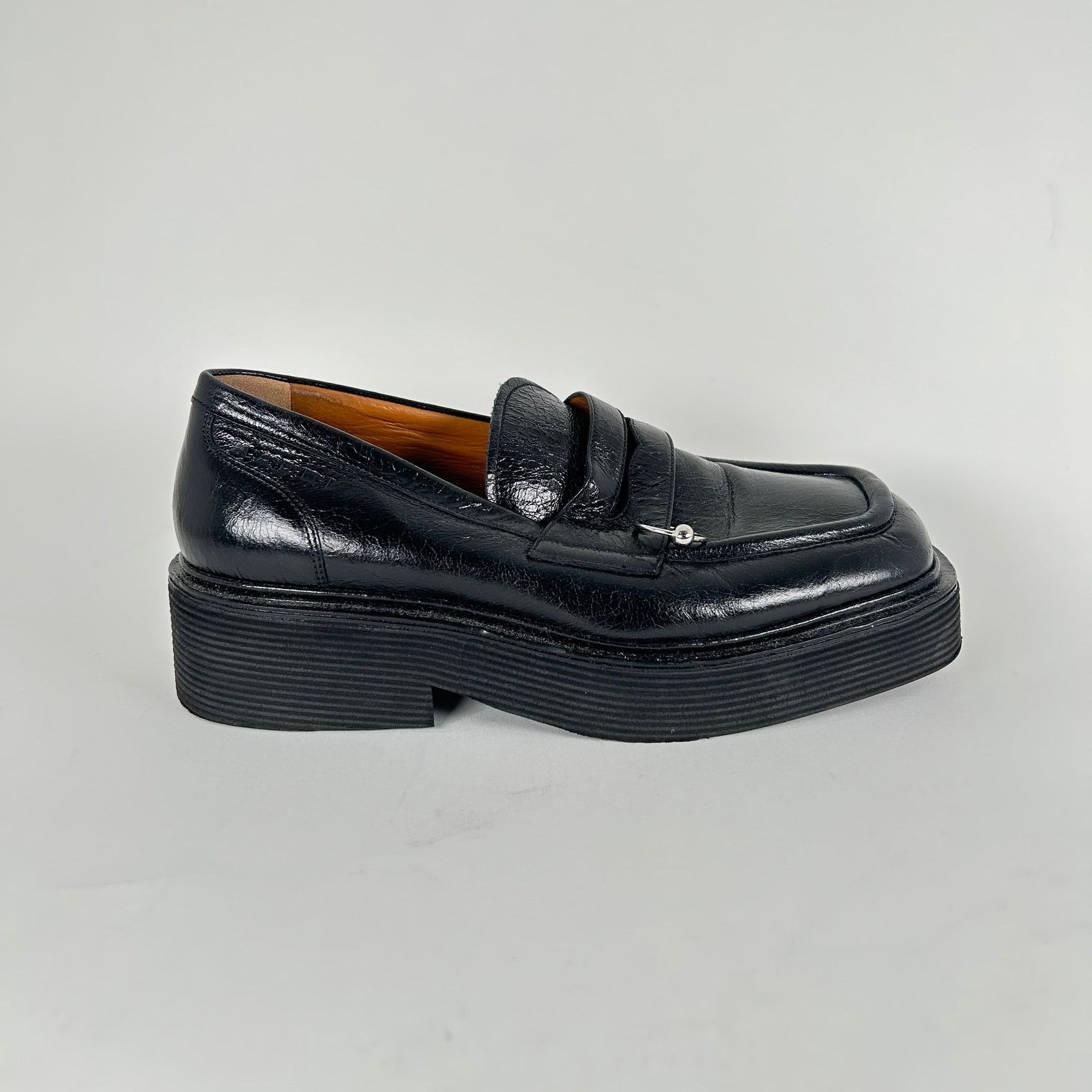 Marni Marni Pierced Leather Loafers Size 7 Size US 7 / EU 40 - 1 Thumbnail