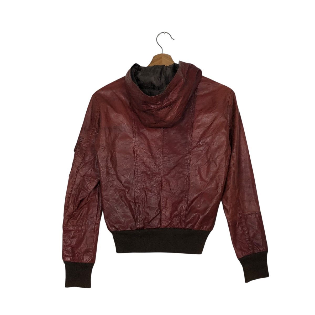 Pelle Pelle 🔥CROPPED BIKER LEATHER JACKET PELLE STUDIO Size US S / EU 44-46 / 1 - 10 Thumbnail
