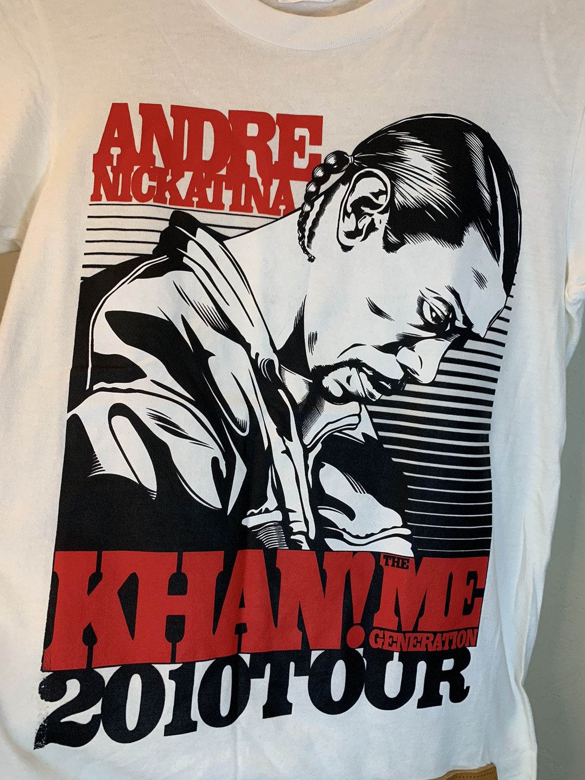 Band Tees × Rap Tees × Vintage RARE Andre Nickatina Khan! The Me Generation Tour 2010 Shirt Size S / US 4 / IT 40 - 2 Thumbnail