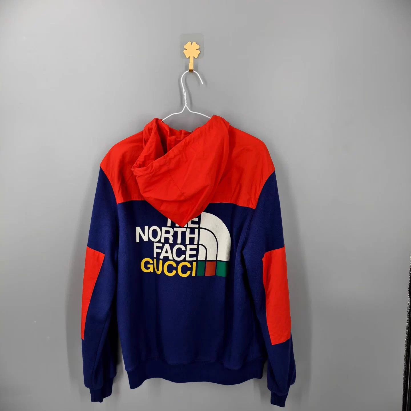 Gucci Gucci x The North Face red and blue color-blocked jacket Size US XS / EU 42 / 0 - 2 Thumbnail