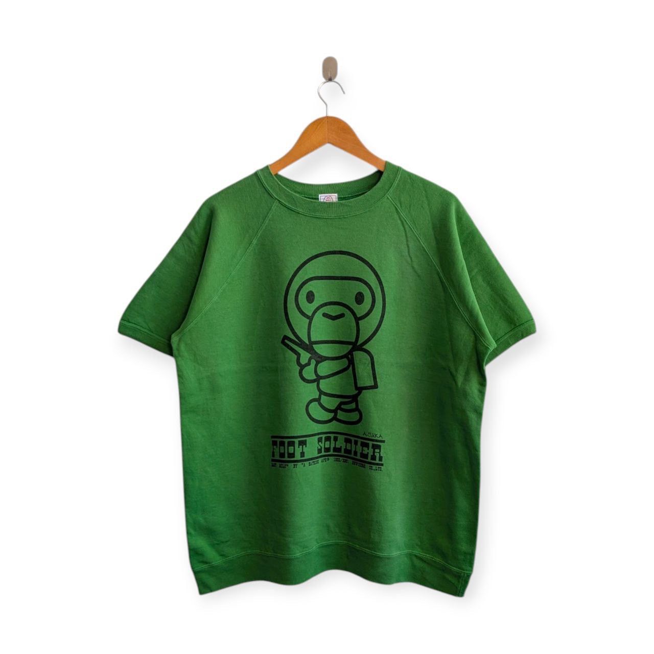 Bape vintage BAPE foot soldier short sleeve sweatshirts Size US L / EU 52-54 / 3 - 1 Thumbnail