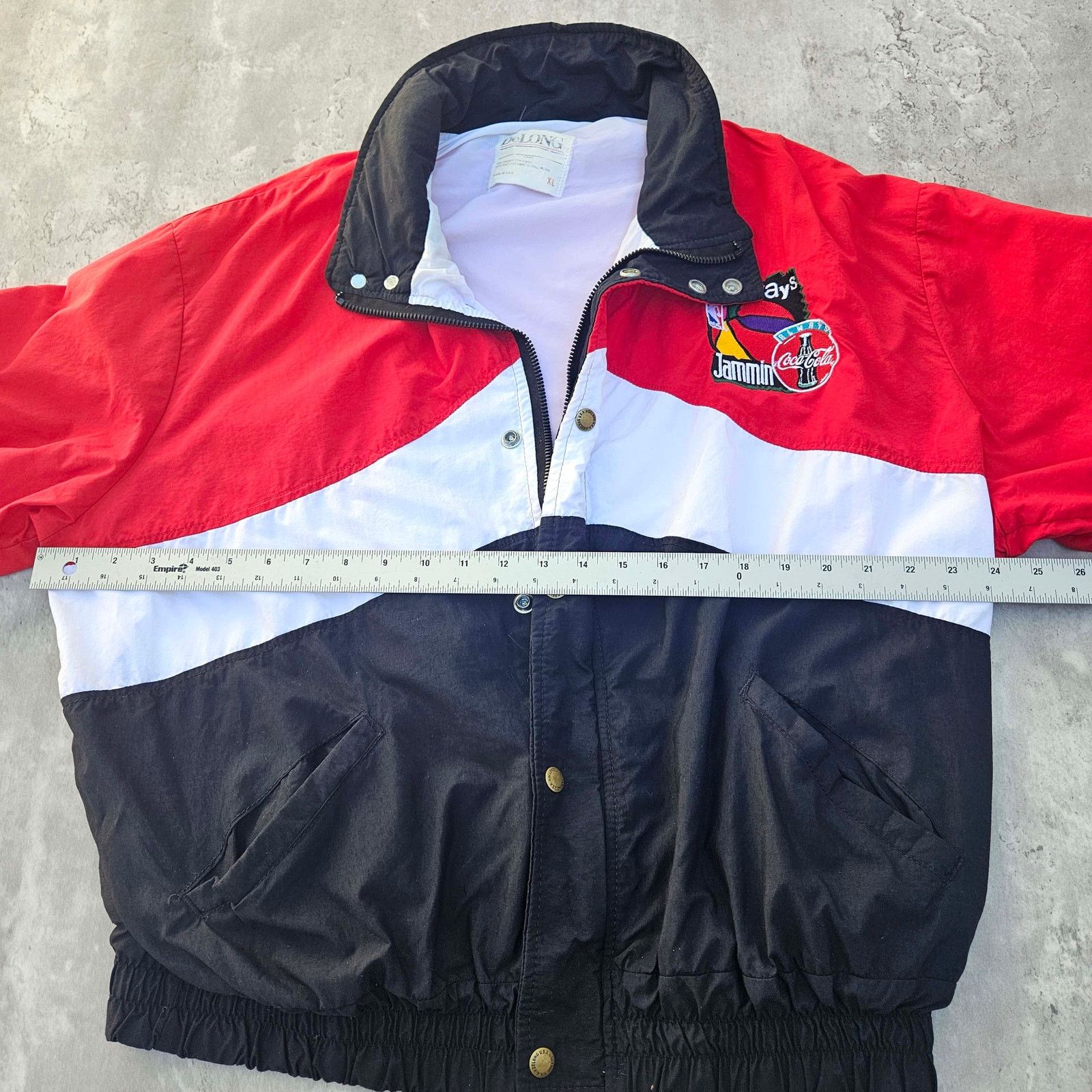 Delong Vintage 1990's DELONGAlways Jammin NBA Jacket 90s Men's XL Size US XL / EU 56 / 4 - 6 Thumbnail