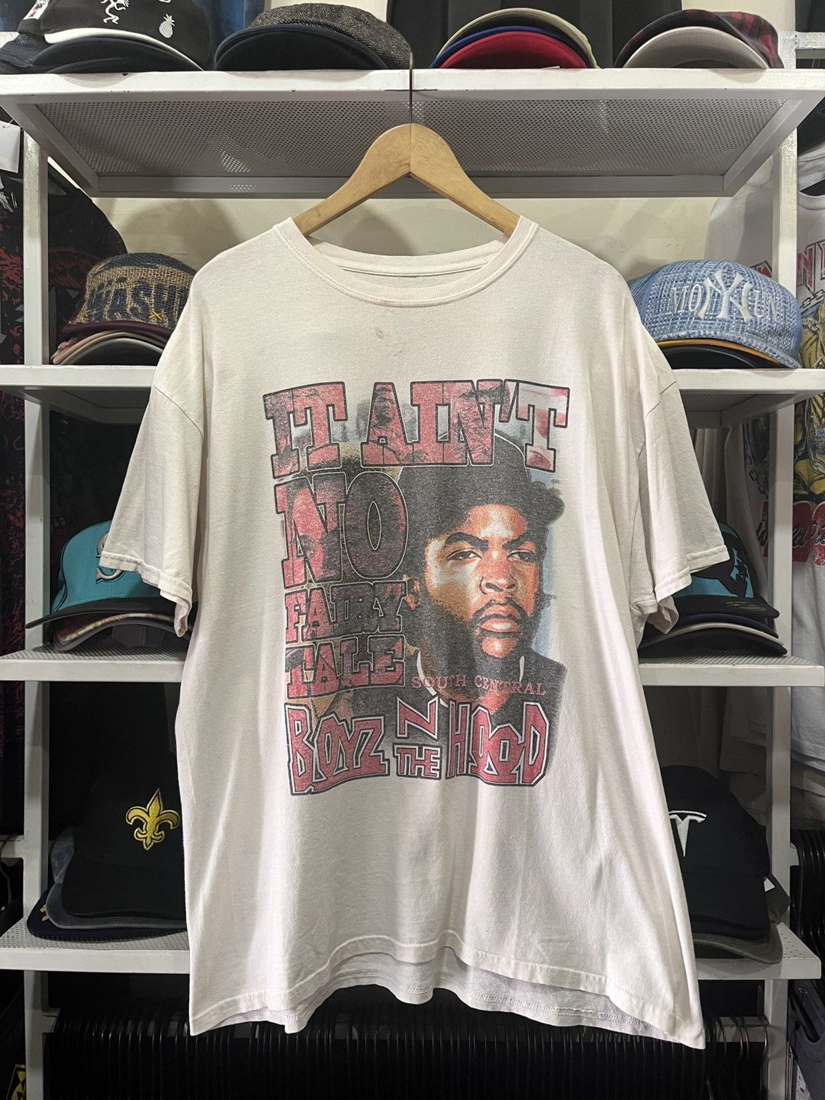 Band Tees Rap tees Ice Cube Boyz N the Hood Costum Movie Hip Hop Size US L / EU 52-54 / 3 - 1 Thumbnail