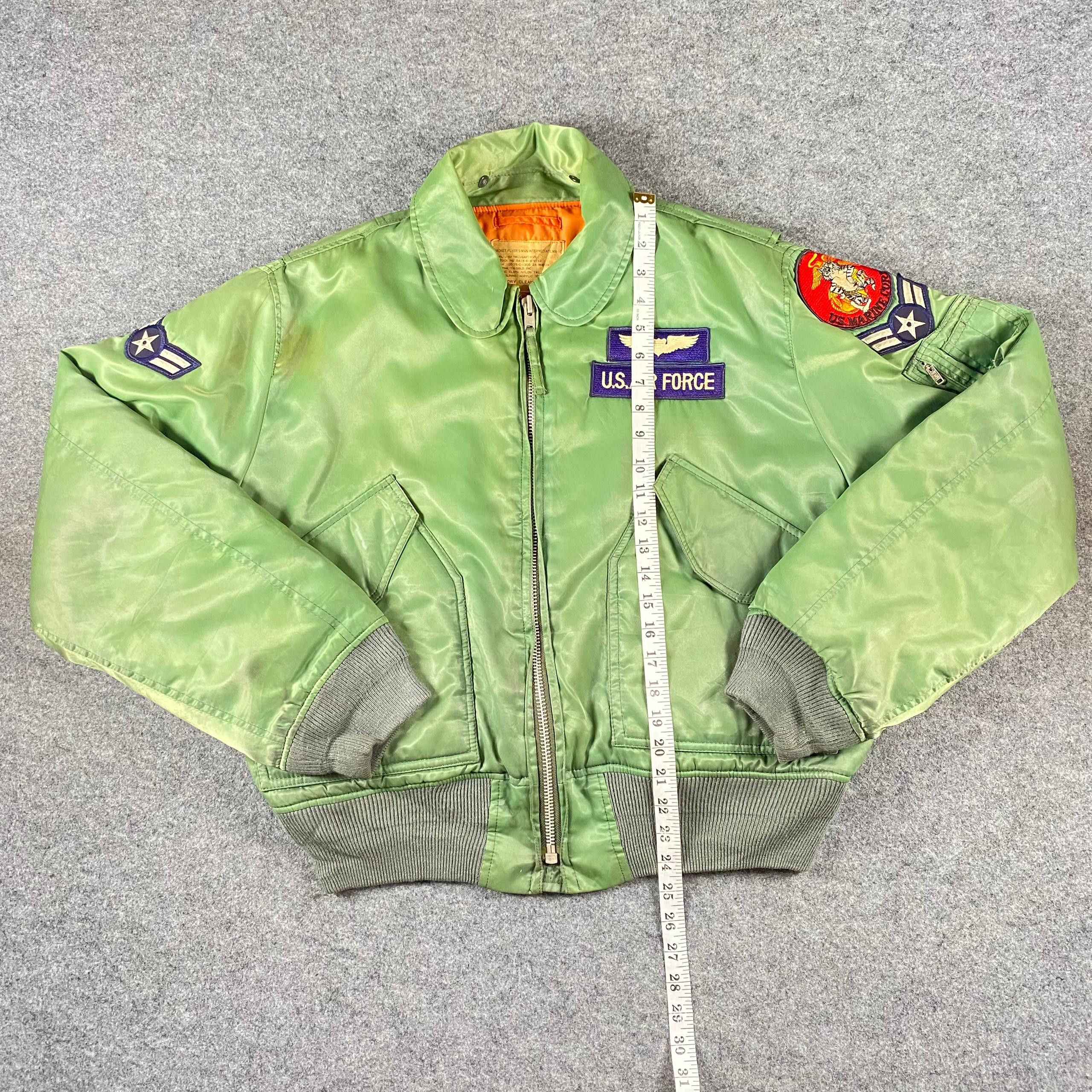 Other Vintage 90s Jacket Flyer Men USAF Bombers Jacket Size US L / EU 52-54 / 3 - 4 Thumbnail