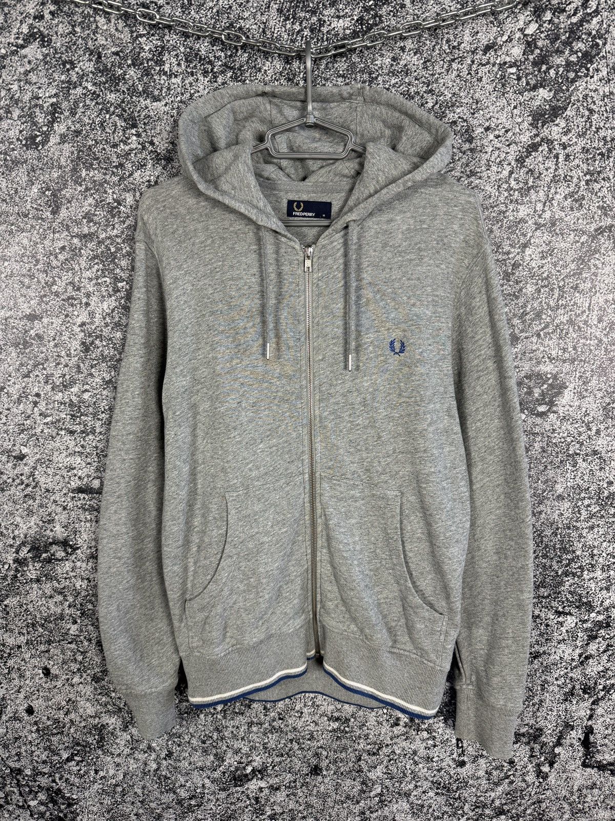Fred Perry Fred Perry Full Zip Hoodie Streetwear Casual Hoody Size M Size US M / EU 48-50 / 2 - 1 Thumbnail