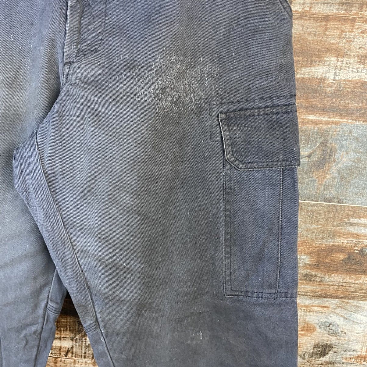 Japanese Brand DL Burtle Dark Blue Cargo Multipocket Pants #C924 Size US 31 - 10 Thumbnail