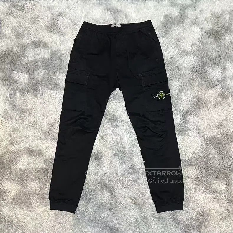 Stone Island Stone Island Work Pants Trousers Black Size US 31 - 1 Thumbnail