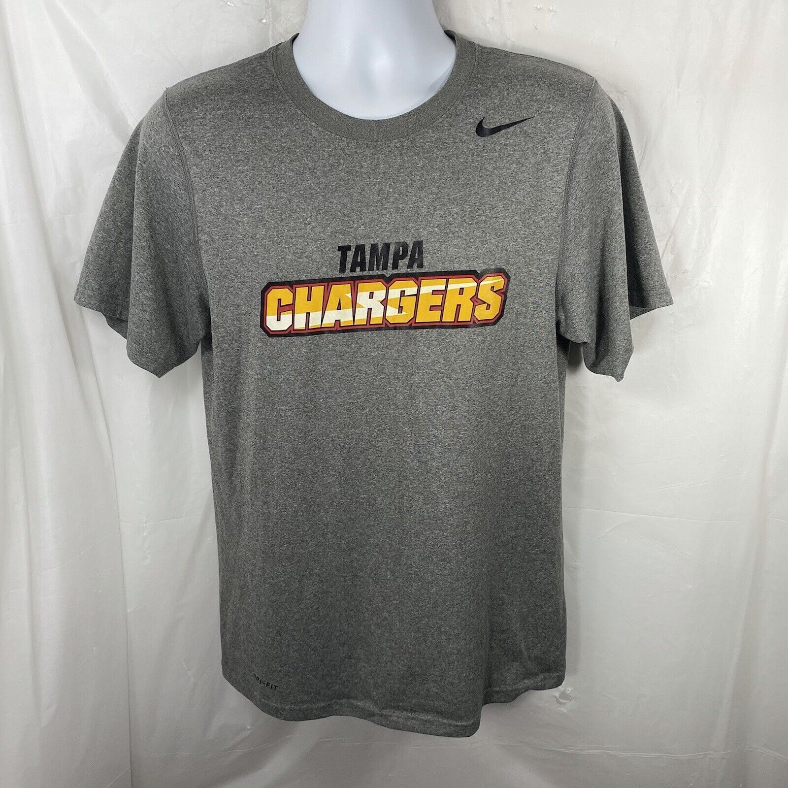 Nike Nike Dri Fit MLS Tampa Chargers Small Athletic Graphic Tee Size US S / EU 44-46 / 1 - 1 Thumbnail