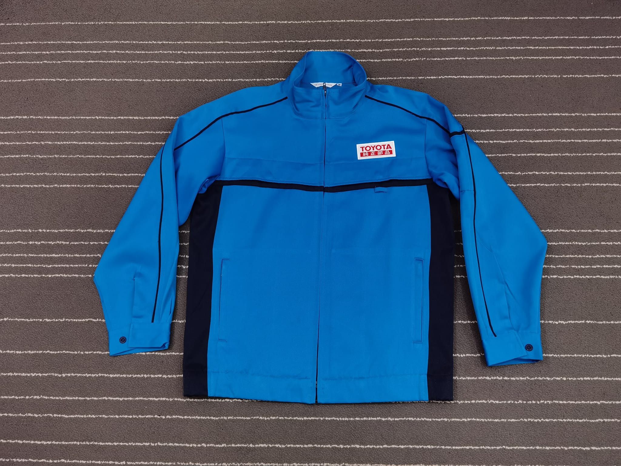 Japanese Brand JDM X TOYOTA blue jacket S 3449 Size US S / EU 44-46 / 1 - 1 Thumbnail