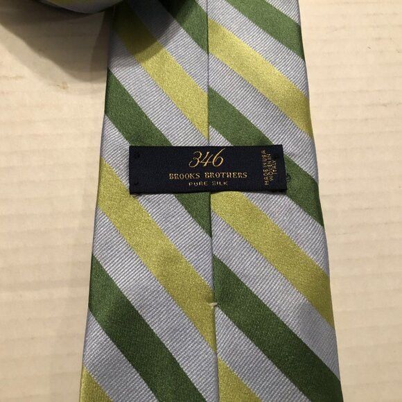 Brooks Brothers brooks brothers men's new silk tie 3 3/4" X 60" Size ONE SIZE - 2 Thumbnail