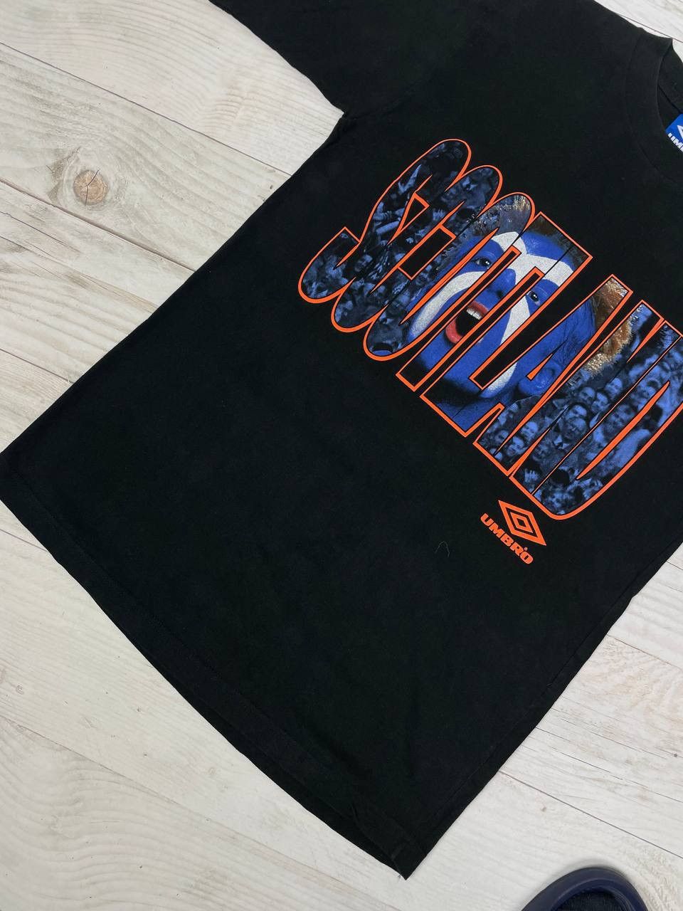 Umbro Vintage Umbro Scotland Big Logo Soccer T-Shirt 90s Football Size US M / EU 48-50 / 2 - 3 Thumbnail
